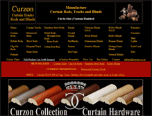 Tablet Screenshot of curzoncollection.com